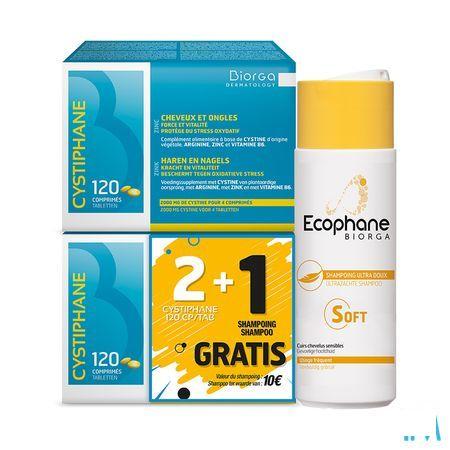 Cystiphane Biorga Comp2X120 + Shampoo Ultra Zacht 200 ml