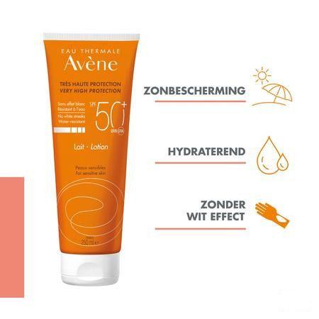 Avene Zonnemelk Zeer Hoge Bescherm. Ip50 + 250 ml  -  Avene