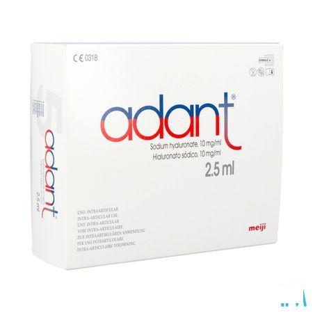 Adant Sol 1% Inj Intra Articul. 5X2,5ml/5ml Spuit