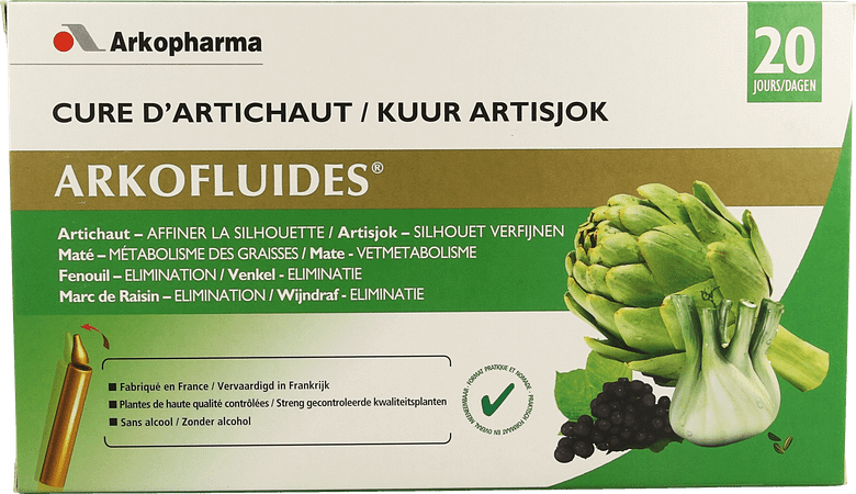 Arkofluide Kuur Artisjok Unicadoses 20  -  Arkopharma