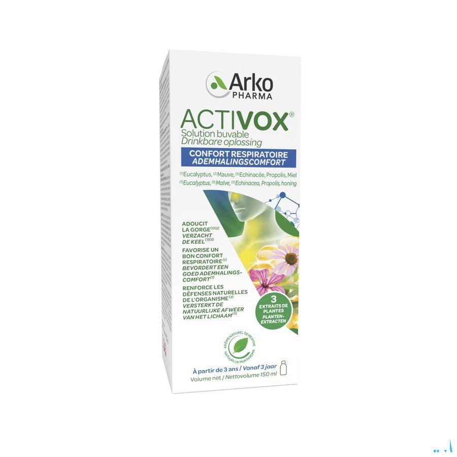 Activox Sirop Aux Herbes 150 ml  -  Arkopharma