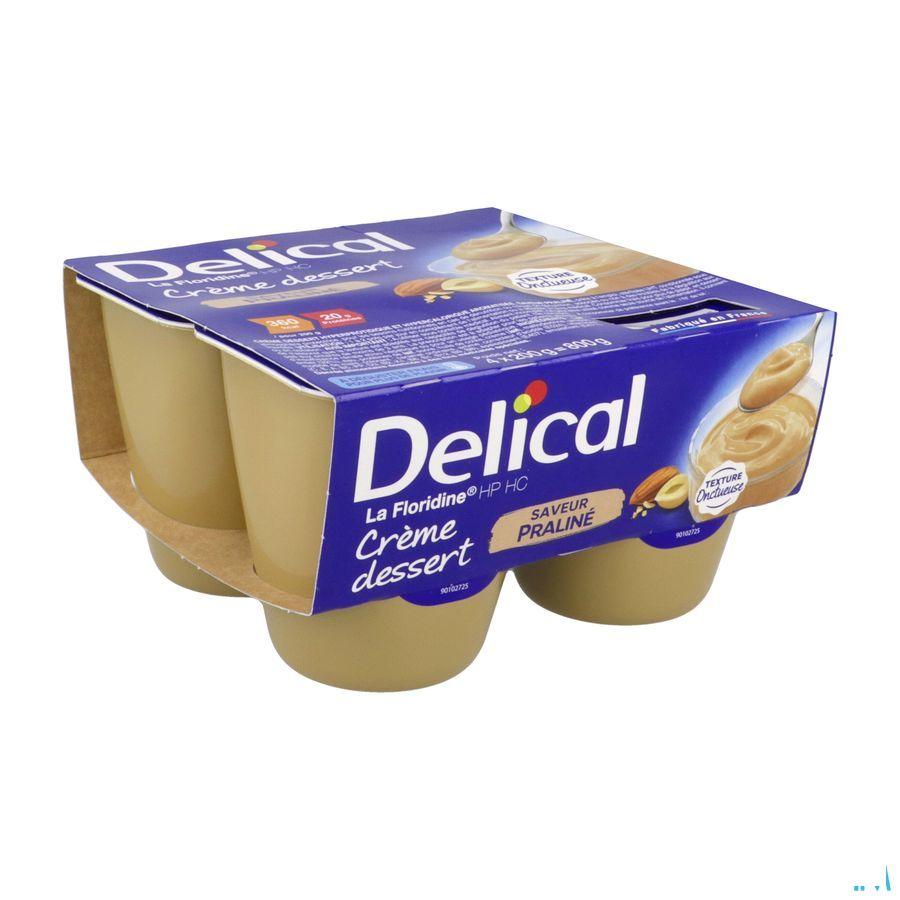 Delical Creme Dessert La Floridine Praline 4 x 200 gr