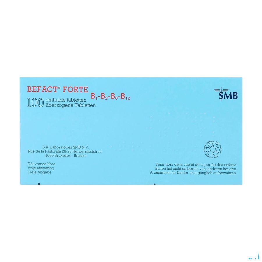 Befact Forte B1-B2-B6-B12 Omhulde Tabl 100
