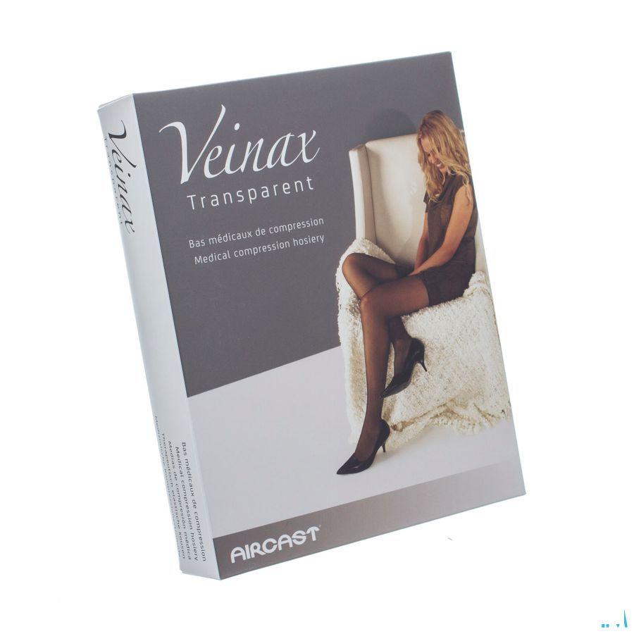 Veinax Hold-ups Transparant 2 Lang Zwart Maat 2