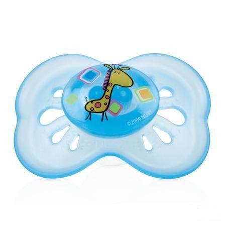Nuby Pastelsac Ovale Fopspeen - 6-18m  -  New Valmar