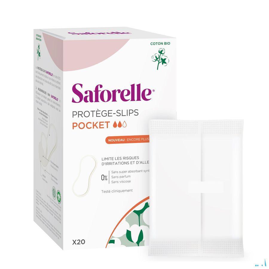 Saforelle Coton Protect Inlegkruisjes Pocket 20