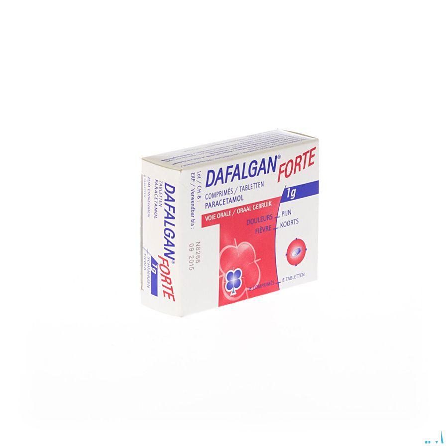 Dafalgan Forte Droog 1 gr Tabletten 8