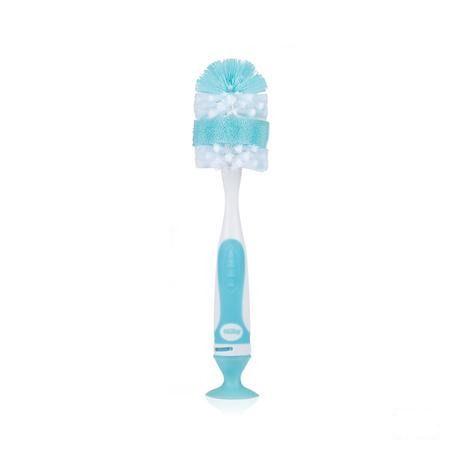 Nuby Flessenborstel Met Kleinere Speenborstel En Zuignap  -  New Valmar