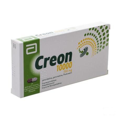 Creon 10000 Capsule Maagsapresist Hard 20 X 150 mg