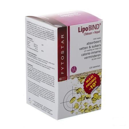 Fytostar Lipobind Chitosan Nopal Comprimes 120  -  Ocebio