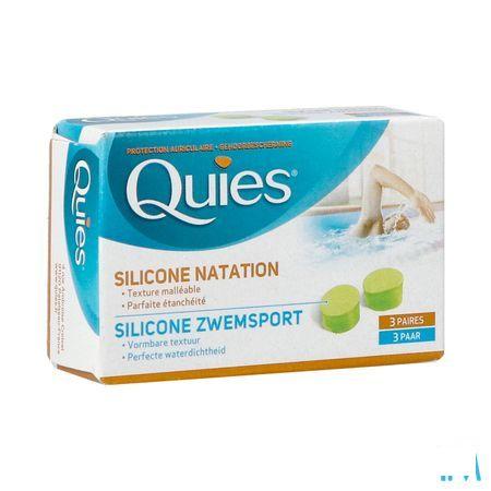 Quies Oordoppen Speciaal Zwemsport Maxi Sil.3paar  -  Quies