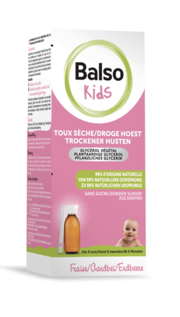 Balso Kids Sirop Toux sans sucre 125 ml + pipette