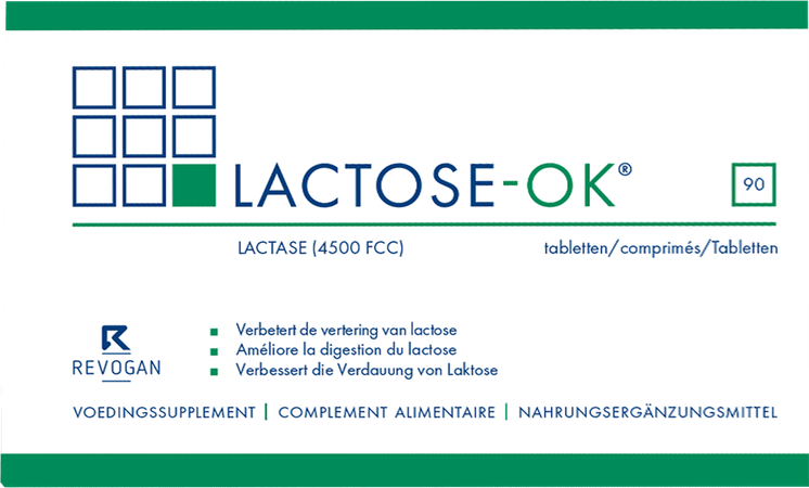 Lactose Ok Comp 90  -  Revogan