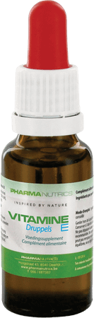 Vit E Druppels 20ml Pharmanutrics  -  Pharmanutrics