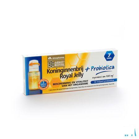 Arkoroyal Probiot. Volwassen Ruche Royale Dosis 7x7,5 ml  -  Arkopharma