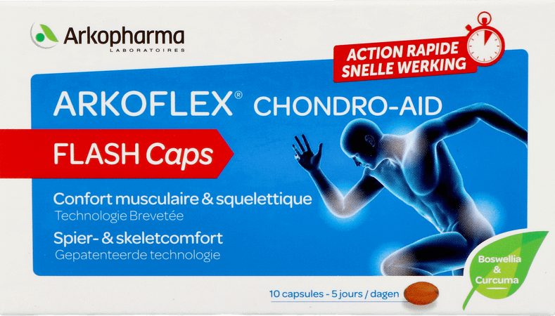 Arkoflex Chondro-Aid Flash Caps 10  -  Arkopharma 