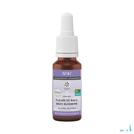 Bachbloesem Bio Nr 41 Druppels Concentratie 20 ml  -  Eureka Pharma