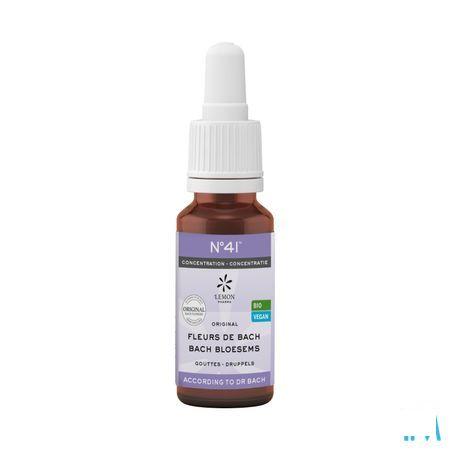 Fleurs De Bach Bio Nr 41 Gouttes Concentration 20 ml  -  Eureka Pharma