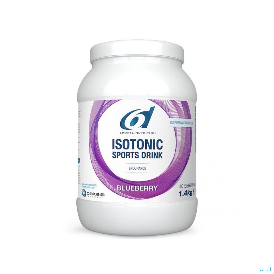 6d Sixd Isotonic Sports Drink Blueberry 1,4kg