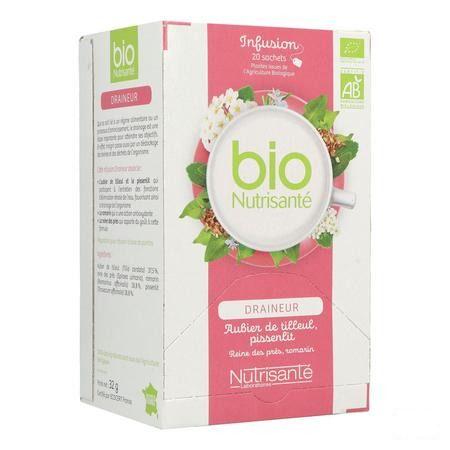 Infusion Bio Draineur Sachets 20  -  Nutrisante