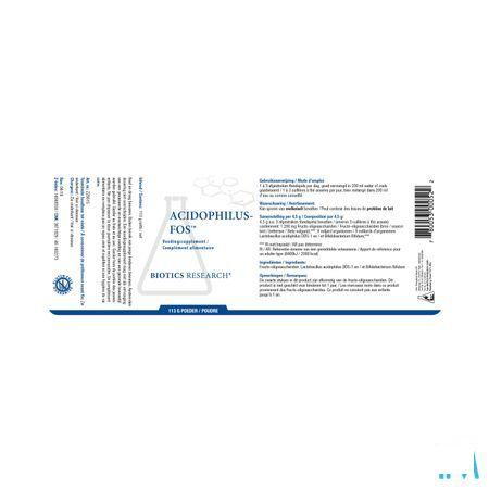 Biotics Acidophilus-Fos 112.5 mg  -  Energetica Natura