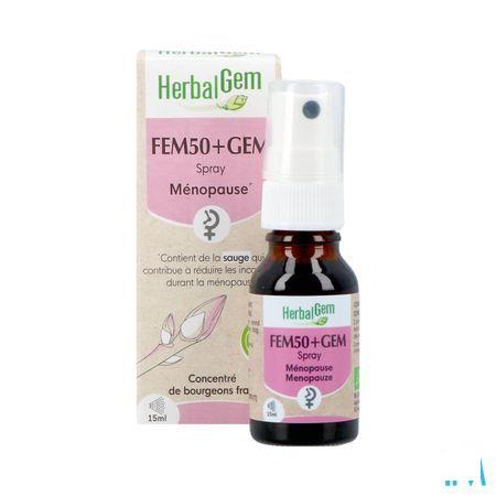 Herbalgem Fem50+ Gem Spray Bio 15 ml
