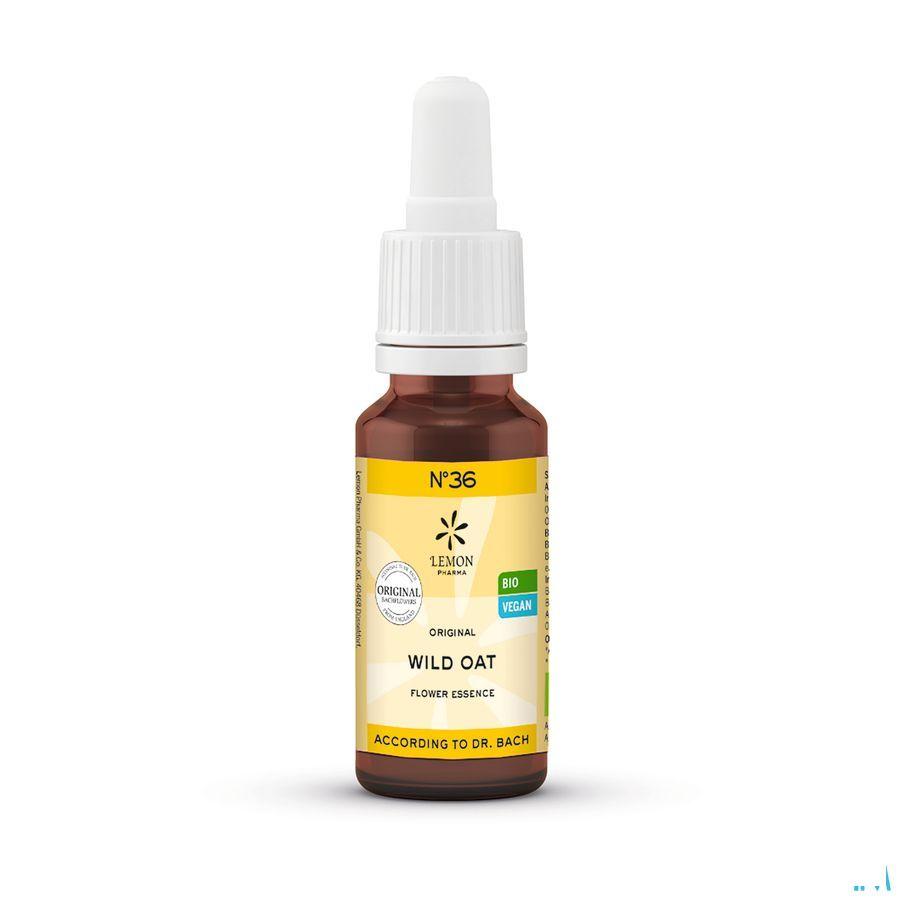 Bachbloesem Bio Nr 36 Wild Oat 20 ml  -  Eureka Pharma