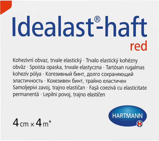 Idealast-haft Rood 4cmx4m 1 P/s  -  Hartmann