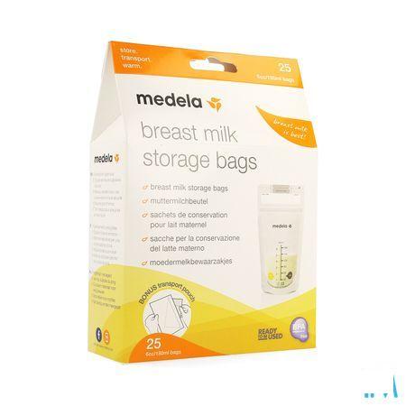 Medela Zakjes Voor Moedermelk 180  ml 25  -  Medela