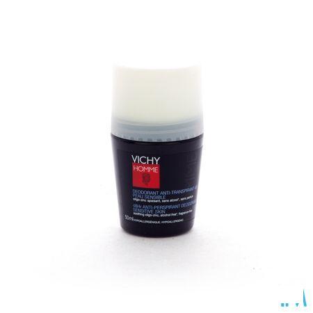 Vichy Homme Deo Gev Huid 48u Roller 50 ml  -  Vichy
