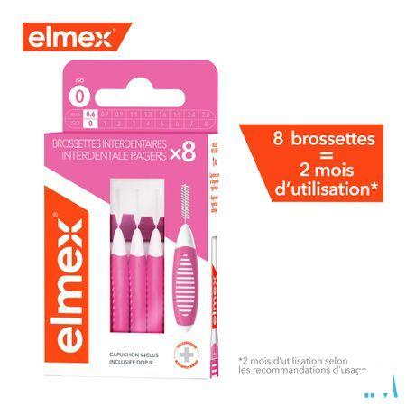Elmex Set Interdentale Borsteltjes Iso 0 0,6Mm 8