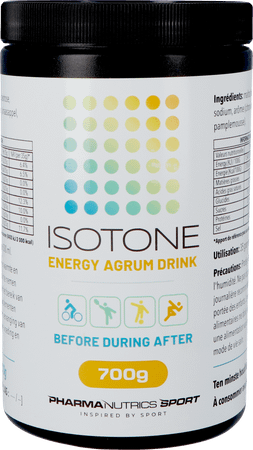 Sport Isotone Energy Agrum Drink700 gr Pharmanutrics