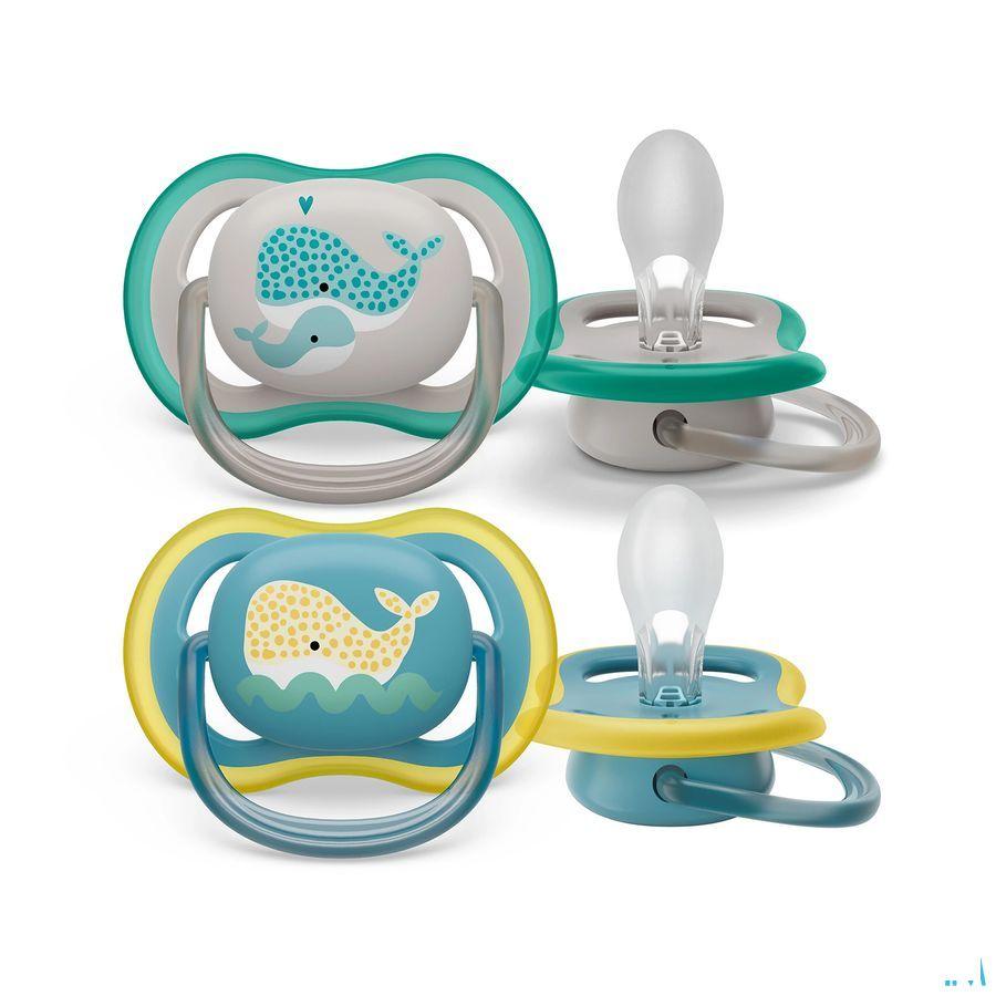 Philips Avent Fopspeen +18M Ultra Air Walvis 2
