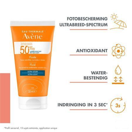 Avene Zon Ip50 + Fluide 50 ml  -  Avene