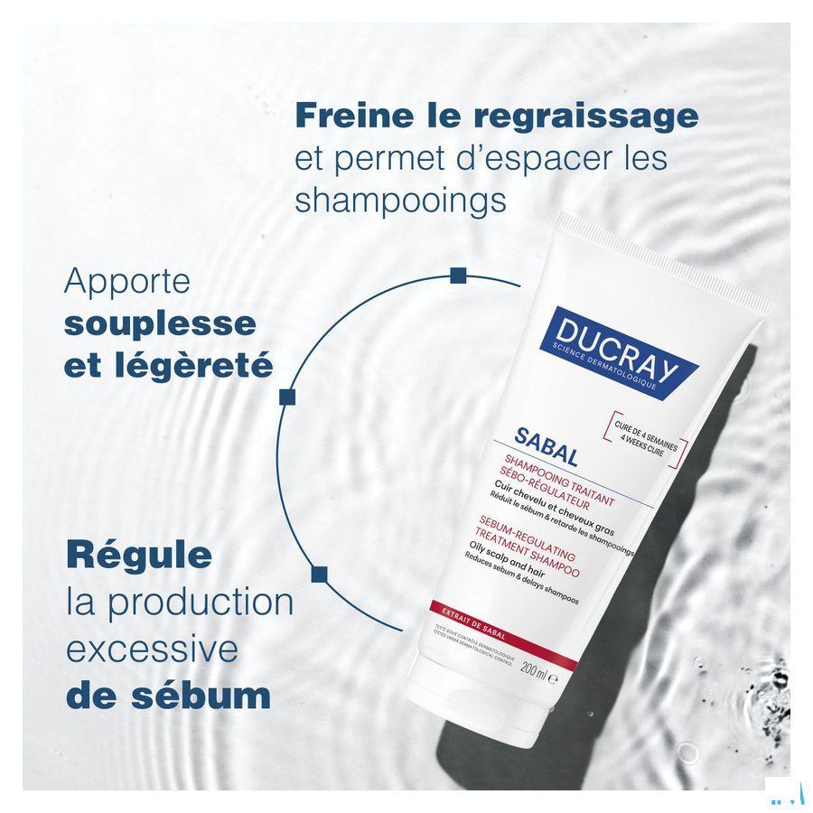 Ducray Sabal Shampoo Talgregulerende Verzorg. 200 ml