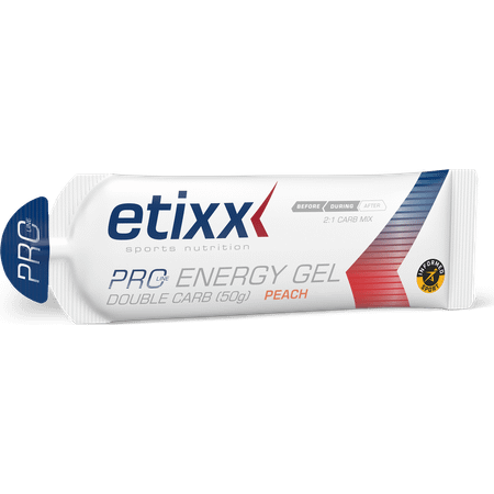 Etixx Double Carb Energy Gel Proline Peach 1 x 60 ml
