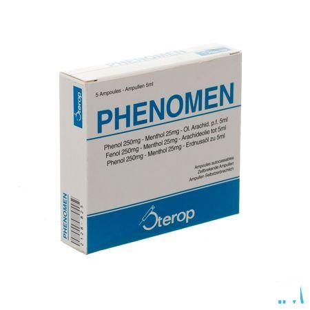 Phenomen Ontsmettingsoplossing Ampullen 5x5 ml  -  Sterop