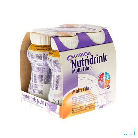 Nutridrink Multifibre Sinaas 4x200 ml  -  Nutricia