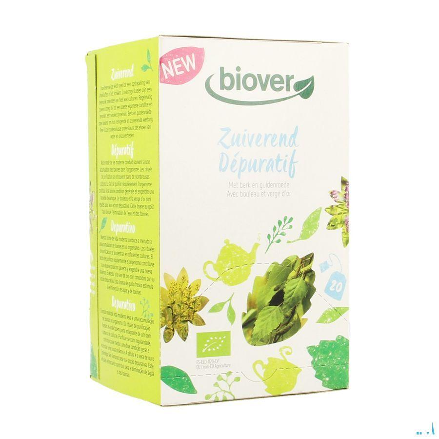 Biokruideninfusie Zuiverend Zakje 20  -  Biover