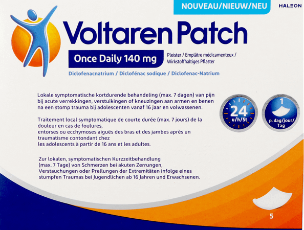 Voltaren Patch 140Mg Once Daily Emplatr.Medic.5