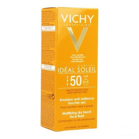 Vichy Cap Oplossing Ip50 + Gezichtscreme Dry Touch 50 ml  -  Vichy