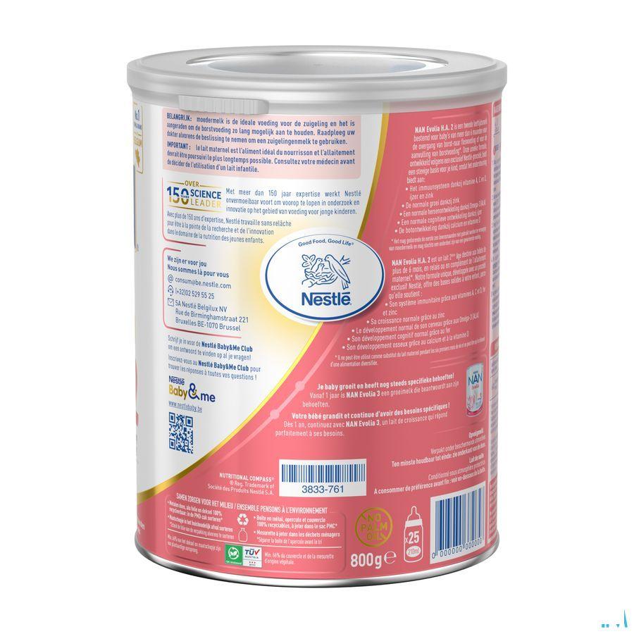 Nan  Evolia Ha 2 800 gr  -  Nestle