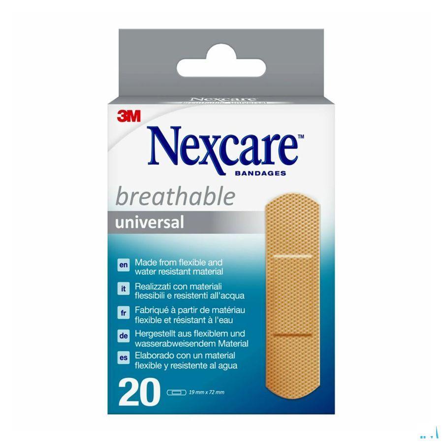 Nexcare 3M Breath.Univ.19X72Mm Strips 20 N0320Ns-0  -  3M