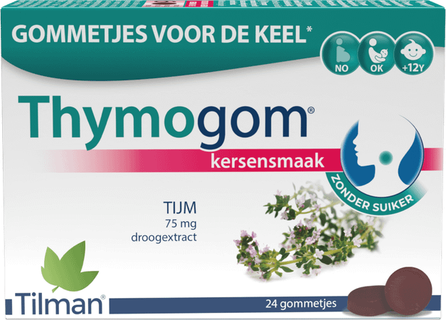 Thymogom Gommetjes Tijmextract 24  -  Tilman