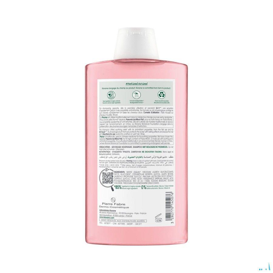 Klorane Capil. Sh Pioenroos Bio 400 ml