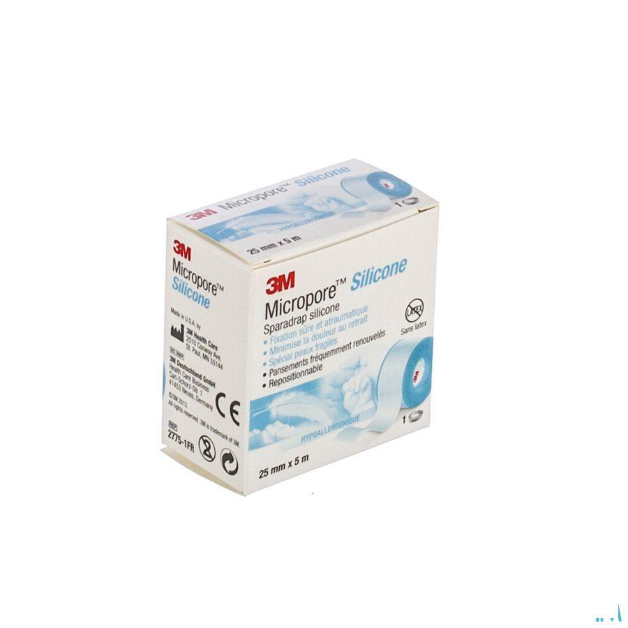 Micropore 3m Silicone Tape 25,0mmx5m 1 2775p-1  -  3M