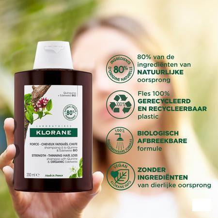 Klorane Capilaire Shampooing Quinine & Edelweiss 400 ml