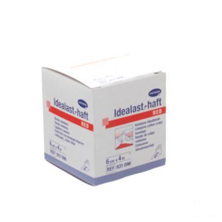 Idealast-haft Rood 6cmx4m 1 P/s  -  Hartmann