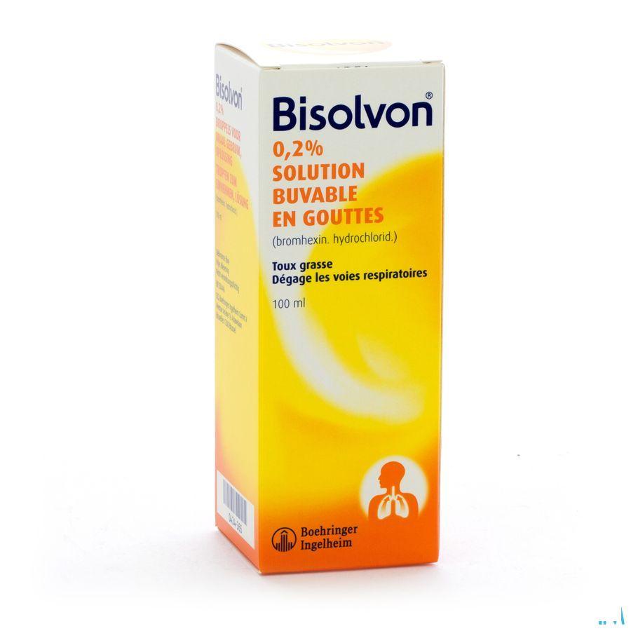 Bisolvon Oplossing Oraal 1x100 ml 2 mg/ml