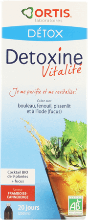 Ortis Detoxine Vitalite Framb.veenbes Fuc.bio250 ml  -  Ortis